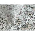 thumbnail image 4 of Ambesonne Ethnic Quilted Bedspread Set 3 Pcs, Flower Swirls Doily Style, Queen Size, Pale Pink Pale Grey, 4 of 5