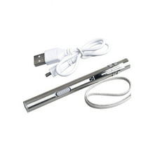 Rechargeable Pen Light, Water Resistant Mini Flashlight, Bright 50 Lumens LED Work Light for Mechanic Tools (USB Cable Included)
