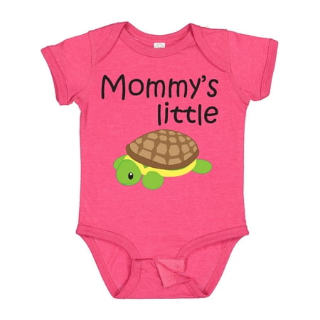 

Inktastic Mommy s Little Turtle Gift Baby Boy or Baby Girl Bodysuit