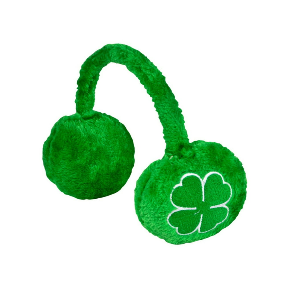 St. Patricks Day Green Irish Shamrock Ear Muffs