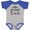 Baseball Heather and Royal, variant on Inktastic My Nonna Loves Me Girls Girls Baby Bodysuit