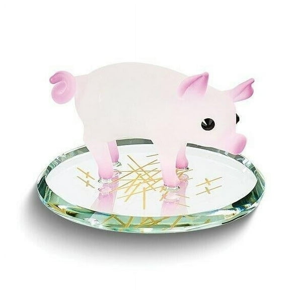 Glass Baron Barnyard Pig Figurine