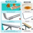 thumbnail image 6 of TLSUNNY Portable Beach Chair for Adults, Outdoor Camping Chair Lay Flat Folding Backpack Beach Reclining Chair W/ 5 Positions, Headrest, Cup Holder, 6 of 12