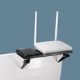 thumbnail image 2 of Billuyoard Estante ajustable para pantalla de TV, fácil instalación, ahorro de espacio, Control remoto, enrutador, almacenamiento Almacenamiento y organización del hogar blanco, 2 of 2