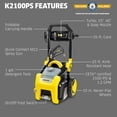 thumbnail image 2 of Hidrolavadora Kärcher K2100PS 2100 PSI 1.2 GPM para autos, 2 of 7