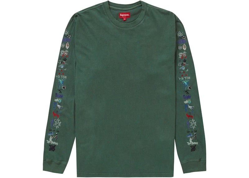 Supreme Men\u0027s Skyline Sequin L⁄S Top Night, from StockX 