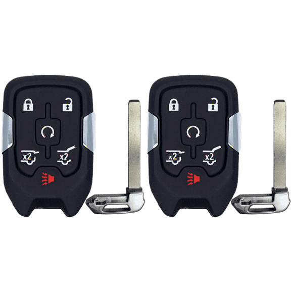 Replcament Smart Key Fob for 2018 Chevrolet Tahoe FCC HYQ1AA Part Number 13580802 13508278 13529634 13580804 13508280 Pack of 2