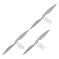 thumbnail image 1 of Uxcell 13x6.5 Inch RC Propellers 2-Vane Blades Props Gray with Adapter Rings RC Airplane Aircraft Prop Replacement 3Pcs, 1 of 7