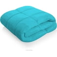 thumbnail image 4 of Reliable Bedding 100% Cotton Comforter, All Season Quilted, 600 Thread Count,Luxury Box Stitched Comforter Set, Cooling Soft Bedding Set !!(Turquoise Blue,Full/Queen), 4 of 6