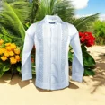 thumbnail image 4 of Guayabera Manga Larga, Lino Bordado, Guayabera D'yuvas, 4 of 8