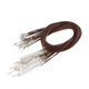 thumbnail image 4 of 100pcs 1.5mm Correa de collar de cadena de cera DIY Cuerda colgante Accesorios de la joyería Colgantes (Café), 4 of 5