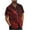 Red, variant on Antinious Men Solid Collared Button Front Short Sleeve Daily Stylish Oversized Loose Shirts
