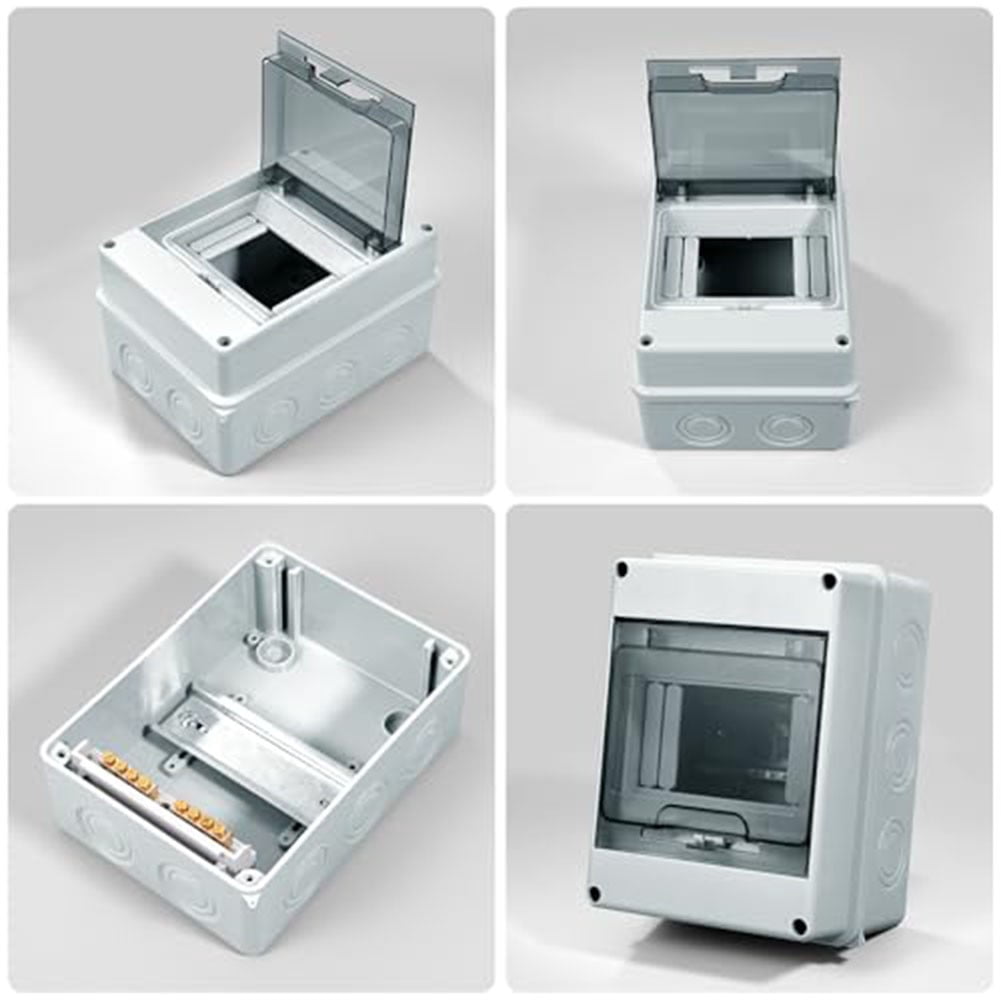 1pc HT Series IP65 Waterproof Distribution Box Meter Box With Screws Suitable For Outdoor Use Easy Installation