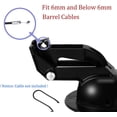 thumbnail image 4 of General Heavy Metal Sofa Chair Recliner Release Handle Replacement Part with Fixing Clip, Suitable for Most of Recliner Sofa Brands, Recliner Handle Size (3 x 3.5 inches) (2) (2), 4 of 5