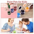 thumbnail image 2 of 160 Tiras, 960 Botes, Tiras de Pintura Vacías, Botes de Pintura, Mini Botes de Pintura, Contenedores de Almacenamiento Transparentes para Pinturas ArtíSticas (3Ml), 2 of 7