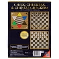 thumbnail image 3 of Classic 3-in-1 Board Game Set with Chess, Checkers, and Chinese Checkers, 2-6 Players, Ages 6 and up, 3 of 6