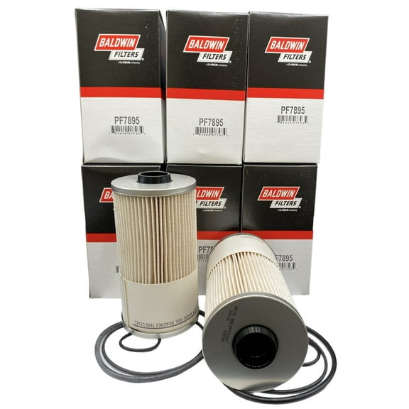 PF7895 Baldwin Fuel Filter Element Replace FS19727, L5467FNXL, 33727 Pack of 6