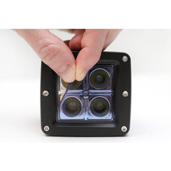 One 2" x 2" Blue Universal LED Lamp Film Cover