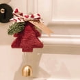 thumbnail image 4 of KYAIGUO Christmas Tree Ornaments Plush Christmas Tree Hanging with Bell Door Tree Hanging Supplies Festive Season Holiday Party Decor, 4 of 8