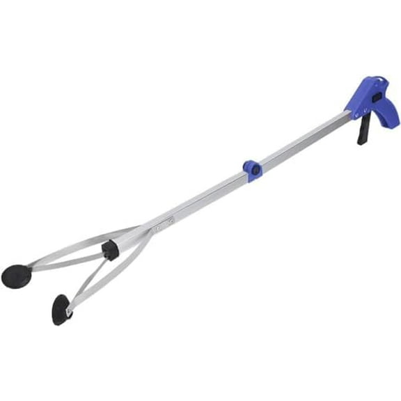 Reacher Grabber Tool Trash Picker for Elderly Disabled,Foldable Long Arm Reacher Grabber Pickup Tool Mobility Aid with Suction Cup