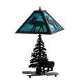 thumbnail image 5 of Meyda Tiffany 228788 Lone Moose 21" Tall Buffet Table Lamp - Black, 5 of 6