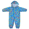 thumbnail image 5 of Hpgjzj Kids Rain Suit Toddler Hooded Rainsuit Poncho Full Body One Piece Coveralls Raincoat for Girls and Boys 1-7 Years, 5 of 6