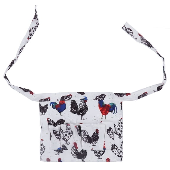 BIMZUC Kids Egg Gathering Apron with 3 Pockets, Hands-Free Collection for Chicken, Duck, and Quail Eggs