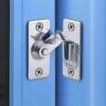 thumbnail image 1 of 90 Degree Door Lock Latch, Stainless Steel Safety Angle Lock Latch For Sliding/push Door, Satin Nickel, 1 of 5
