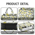 thumbnail image 4 of Large Capacity Tote Bag,Yellow Lemon Fruit Leaves White Pattern Handbag Fashion Luxury Tote Bag,15.7"x13"x 5.1" Inches,Laptop Compatible, 4 of 6