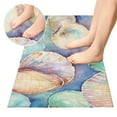 thumbnail image 2 of Abstract Seashells Luxury Kitchen Rug Non Slip Bathroom Plush Mat Shaggy Bedroom Carpet 39"x20", 2 of 6
