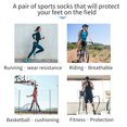 thumbnail image 3 of Hehanda 3 Pairs of Men's and Women's Running Socks - Fitness Sports Socks - Short Quick Dry Outdoor Boat Socks, 3 of 6