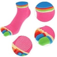 thumbnail image 3 of Pink Yoga Rainbow Toe Socks (Adult Medium - Women's Shoe Sizes 5-10), 3 of 3