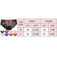 thumbnail image 4 of Aayomet Culottes Grande Taille pour Femmes, String Ouvert, Lingerie, Pyjama (Rouge, G), 4 of 4