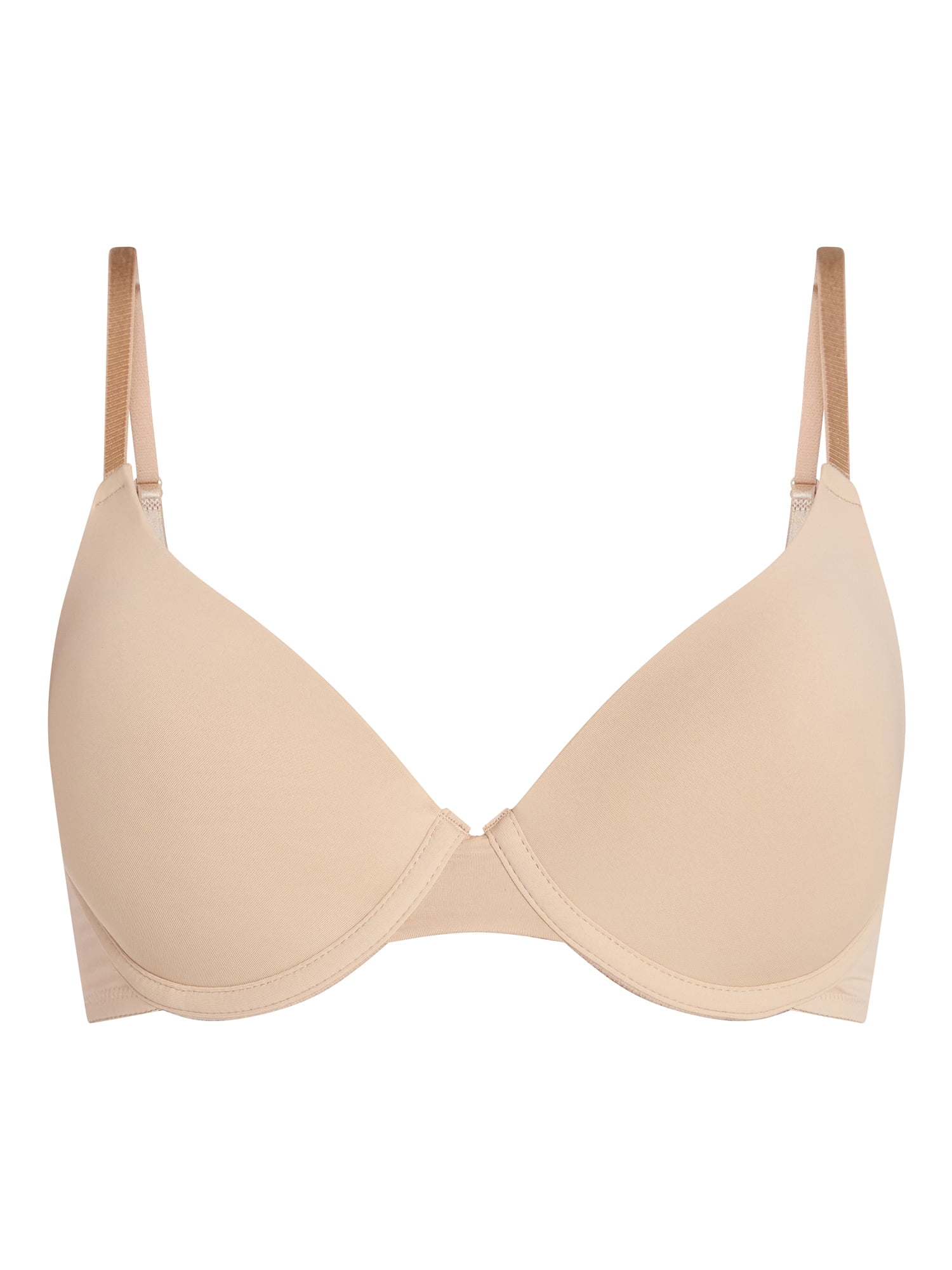 No Boundaries Lightly Lined Underwire T-Shirt Bra, Women's 34A to 40DDD
