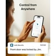 thumbnail image 4 of Anker eufy Security Smart Lock C220, Built-in Wi-Fi, Fingerprint Keyless Entry Door Lock, App Remote Control, 8Months Battery, IP53 Waterproof, BHMA Grade 3, 4 of 6