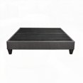 thumbnail image 2 of Sleek 14 in. Dark Gray Upholstered Cal King Platform Bed Base, 2 of 5