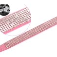 thumbnail image 4 of Sparkling Sparkling Dog Collar Collar de gato de diamante de cuero de gamuza suave lindo (Púrpura M) JAMW Sencillez, 4 of 4