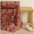 thumbnail image 4 of Soimoi Cotton Voile Fabric Leaves,Floral & Pomegranate Fruits Printed Craft Fabric by the Yard 42 Inch Wide, 4 of 7