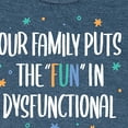 thumbnail image 3 of Instant Message - Celebrate Family - Our Family Puts the "Fun" in Dysfunctional - Toddler & Youth Girls Fleece Dress, 3 of 6