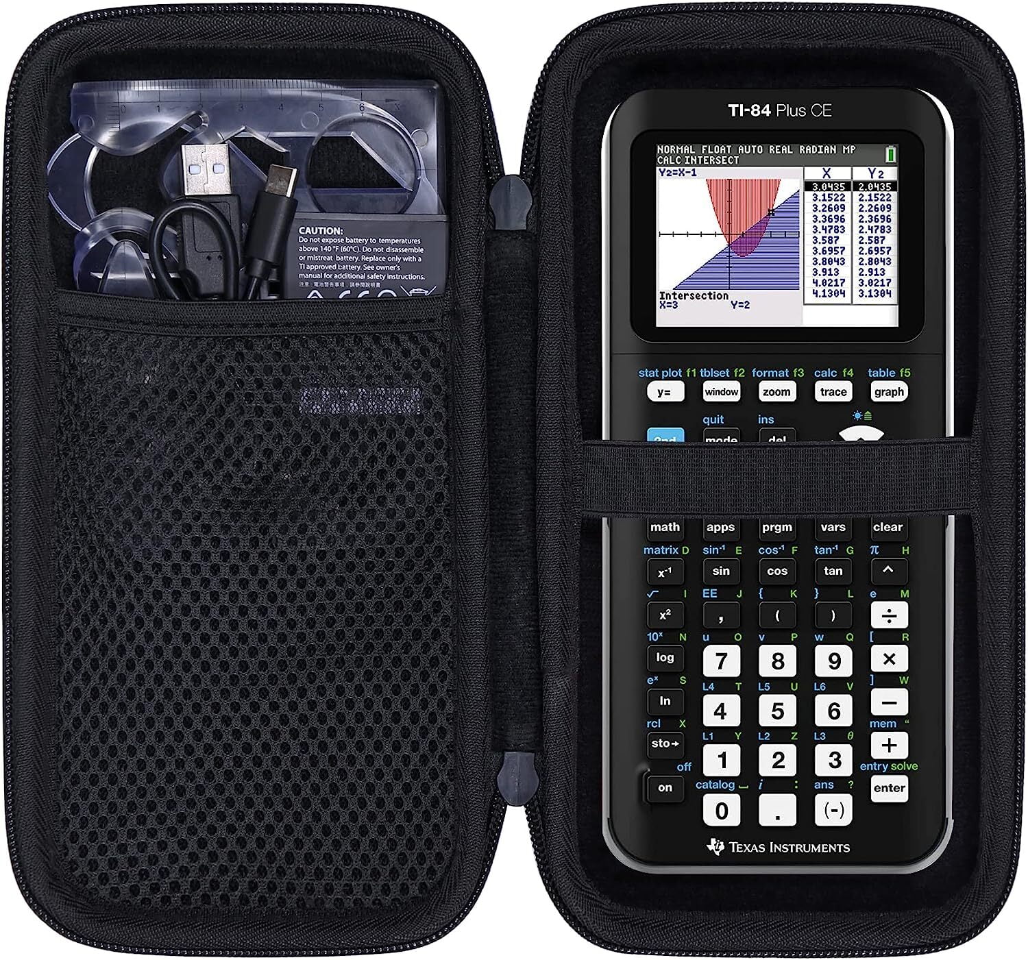 Hard Case Compatible with Texas Instruments TI84 Plus CE/TI84 Plus/TI