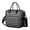 Gray and Black, variant on Gray and Black Checkered Pattern Insulated Leakproof Lunch Box for Women, Large Lunch Bag for Tween Teen Adult, Loncheras Para Mujer for Work Beach Travel Picnic Camping