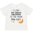thumbnail image 3 of Inktastic I Love My Great Grandpa to the Moon and Back Boys or Girls Toddler T-Shirt, 3 of 5