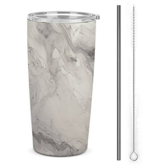 20oz Insulated Stainless Steel Tumbler,Colorful Marble Pattern Double Wall Vacuum Travel Coffee Mug