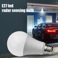 thumbnail image 1 of Bombilla de luz de radar LED E27 SMD5730 Bombilla de sensor de movimiento PIR Luz blanca (12W) Wdftyju Para estrenar, 1 of 6