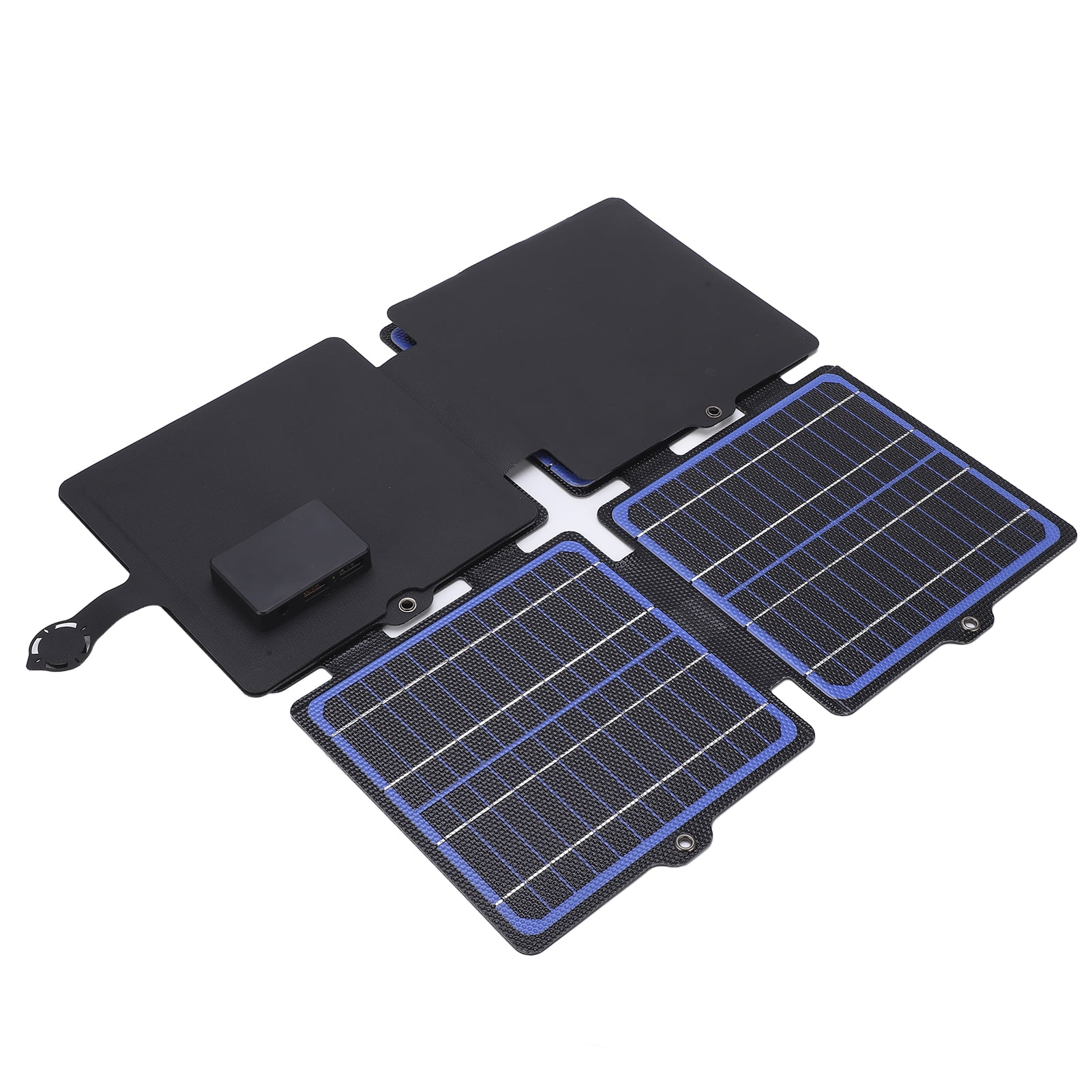 Folding 30W 12V/5V ETFE Solar Panel - Waterproof Portable Charger for Mobile Phones and Power Banks