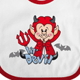 thumbnail image 4 of Inktastic Lil' Devil Boys or Girls Baby Bib, 4 of 4