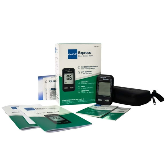 Glucometro On Call Express - Medidor de Glucosa en Sangre - Mission On Call Express On Call Express