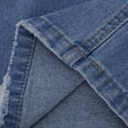 thumbnail image 3 of FRSASU Low Rise Straight Leg Jeans for Women Ripped Distressed Boyfriend Denim Pants Baggy with Pockets Light Blue, 3 of 8
