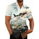 thumbnail image 5 of Camisas hawaianas con estampado 3D de avión de combate para hombre, camisas casuales de manga corta con botones, camisetas de hip hop para hombre, ropa de calle, 5 of 5