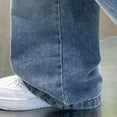 thumbnail image 5 of NIEWTR Boys Baggy Jeans for Boys Kids Teen Casual Straight Wide Leg Cargo Jeans Y2K Loose Elastic Waist Denim Pants with Pockets（A-Navy,5-6 Years), 5 of 9